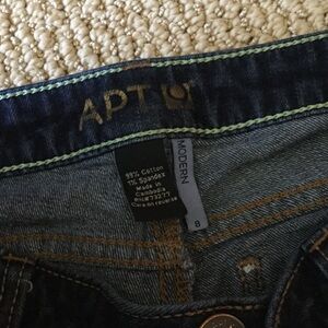 Apt.9 modern straight jeans